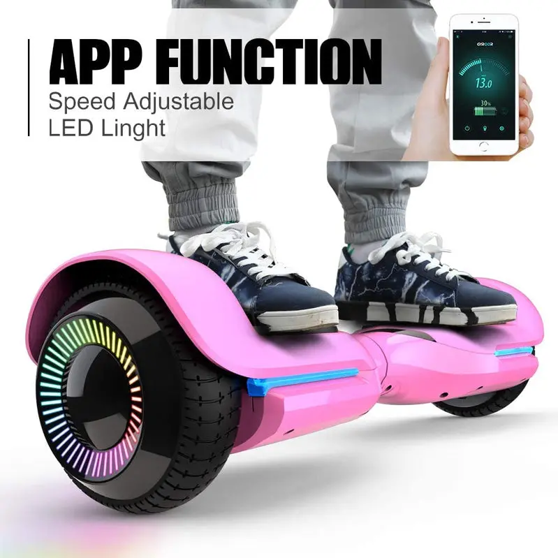 6.5-Inch Bluetooth-Enabled Self-Balancing Scooter – UL 2272 Certified