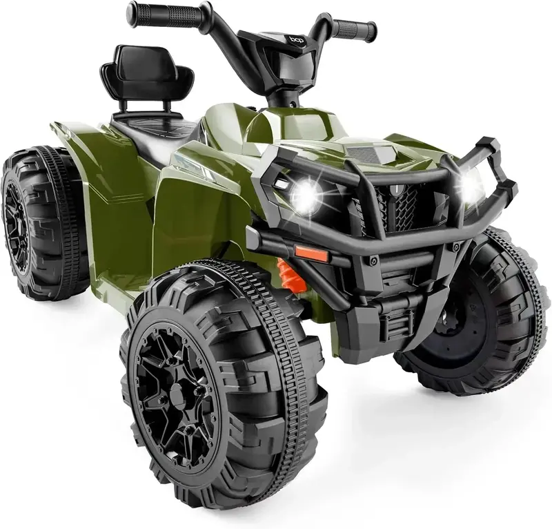 Best Choice Products 12V Kids’ Electric ATV Ride-On – 4-Wheel Quad with Bluetooth Speaker & Safety Features