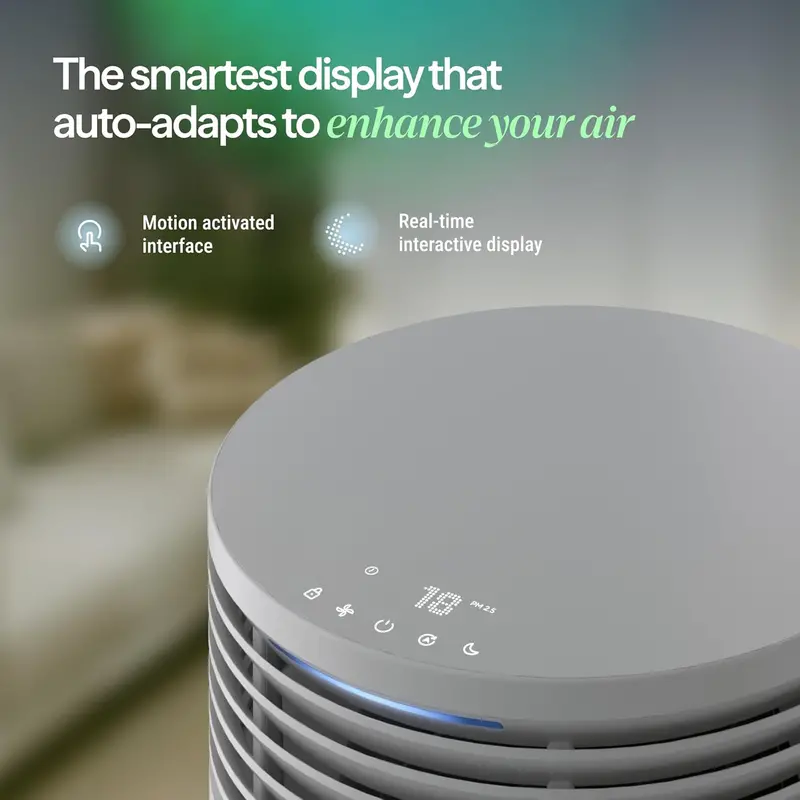 Blueair Blue Signature SP3i Tabletop Air Purifier – HEPASilent WiFi Model for Medium-Sized Spaces (498 sq ft), Optimized for Pet Hair Capture and Easy Desktop Placement