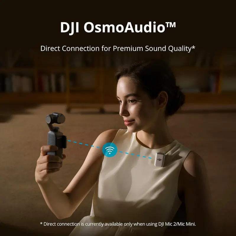 DJI Osmo Pocket 3 Creator Combo – 4K/120fps Vlog Camera Featuring Advanced Gimbal Stabilization and External Mic Support