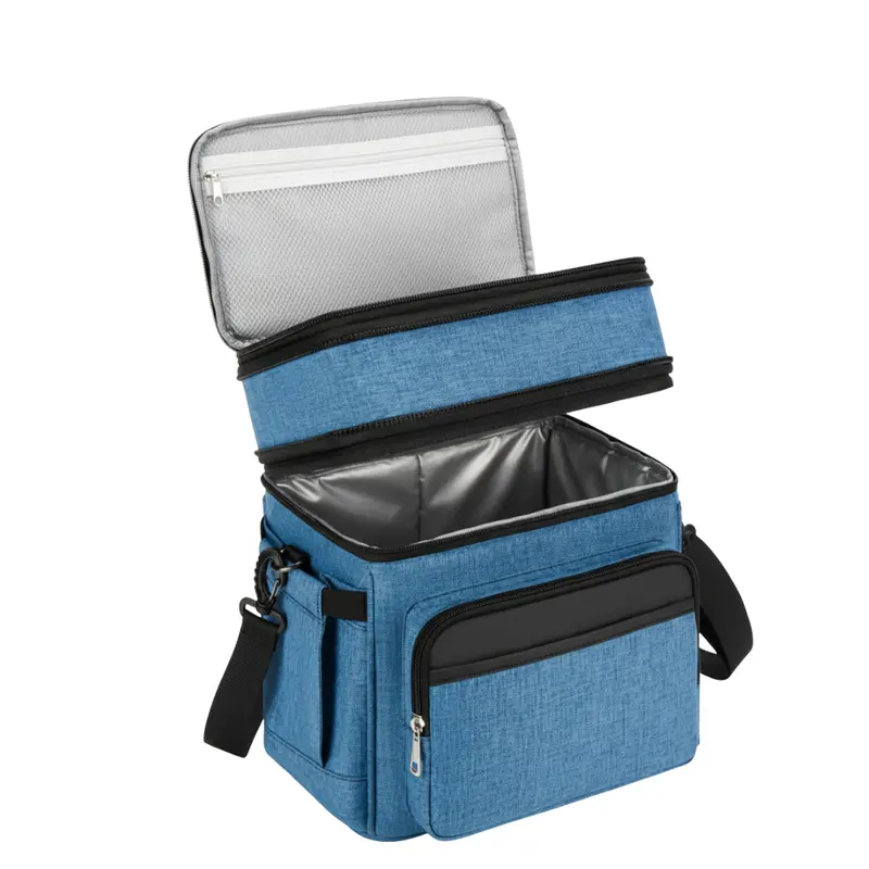 Dual-Volume Insulated Lunch Bag – Expandable 15L/22L Thermal Carrier
