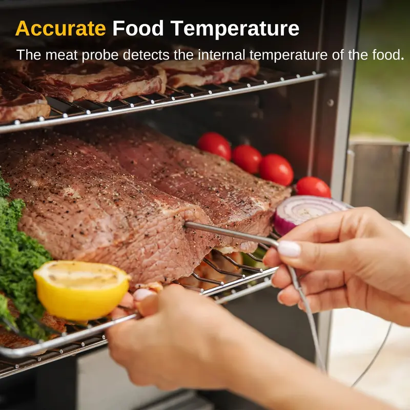 EAST OAK 30-Inch Digital Electric Smoker – Glass-Door BBQ Smoker with Precision Temperature Control