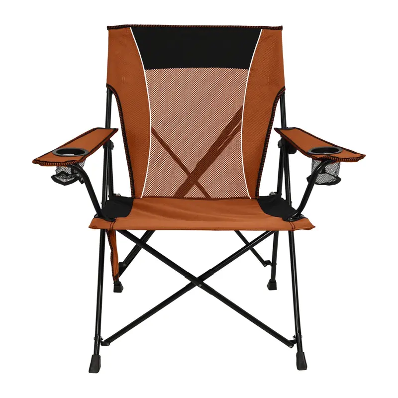 Foldable Dual-Lock Camp Chair with Cup Holders, Lightweight Frame & Convenient Carry Bag