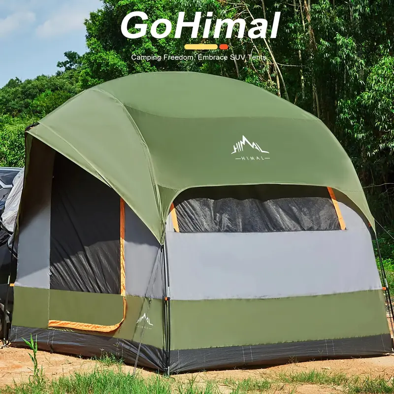 GoHimal SUV-Mounted Waterproof Camping Tent – Freestanding 8' x 8' x 7.2' Shelter 2