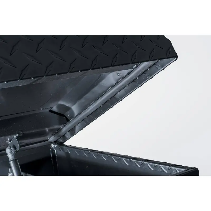 Husky Low-Profile Aluminum Truck Toolbox – Black, Lightweight, Precision Fit for Mid-Size Pickup Beds