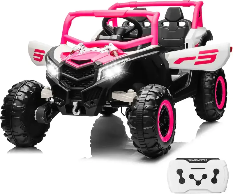 JOYRACER Remote-Controlled Kids' RC Car Featuring 4x150W Motors & Bluetooth Audio