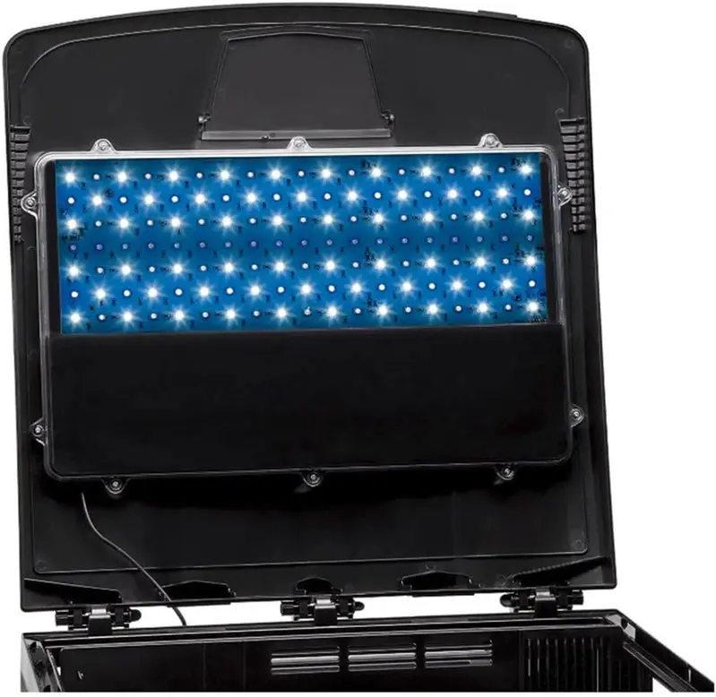 LED Aquarium Kit – 32-Gallon All-in-One Fish Tank System with Built-In Lighting, Cabinet Stand, and Starter Accessories