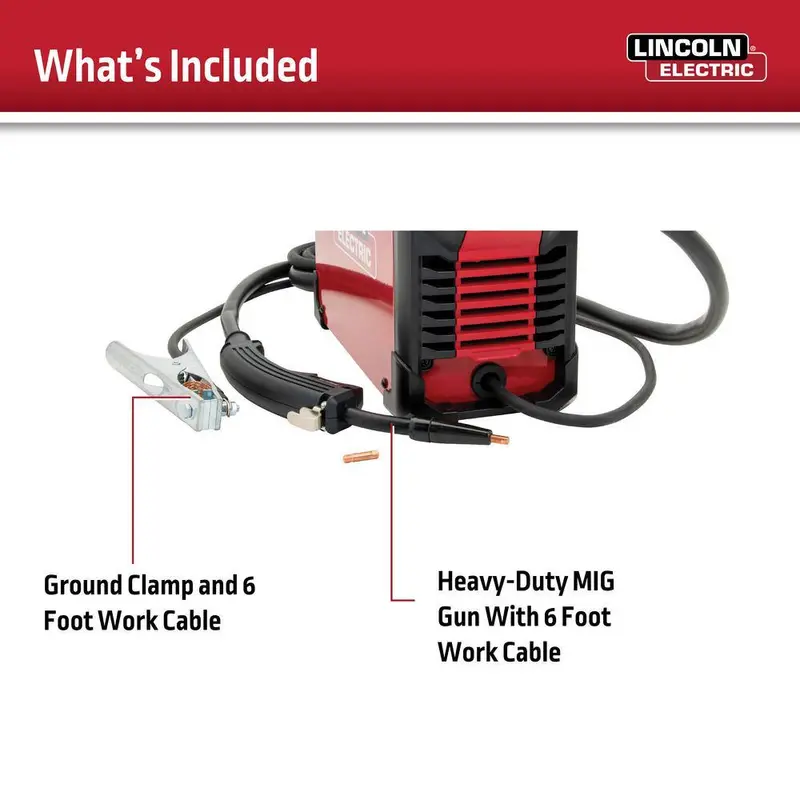 Lincoln Electric WELD-PAK 90i FC Flux-Cored Welder – No-Gas Wire Feed Welding Machine (Model K5255-1)