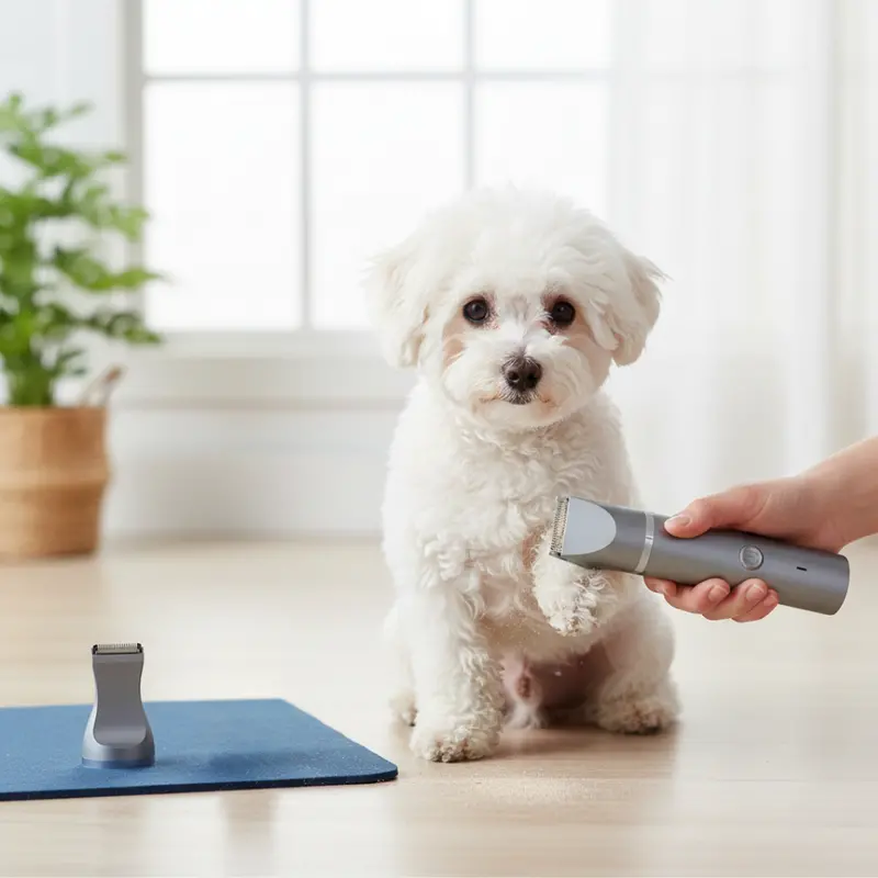 Multi-Attachment Pet Grooming Clipper Kit with Interchangeable Guide Combs