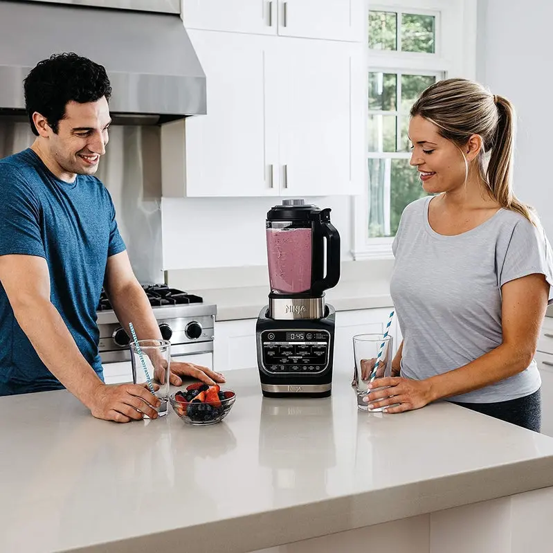 Ninja HB152 Dual-Temp Blender – 1400 Peak Watts, Heat-Resistant 64 oz Glass Pitcher, Premium Matte Black Finish