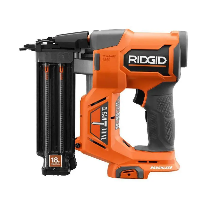 RIDGID 18V Cordless Brad and Finish Nailer Combo Kit – Brushless System