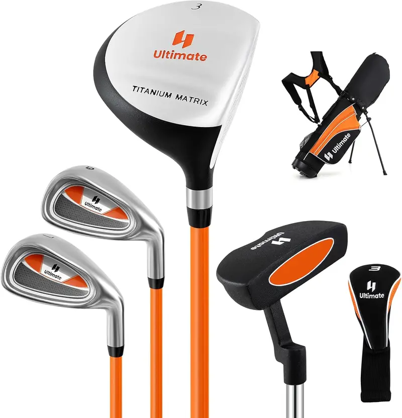 Right-Handed Junior Golf Set for Ages 11–13 — Complete Clubs with Lightweight Stand Bag