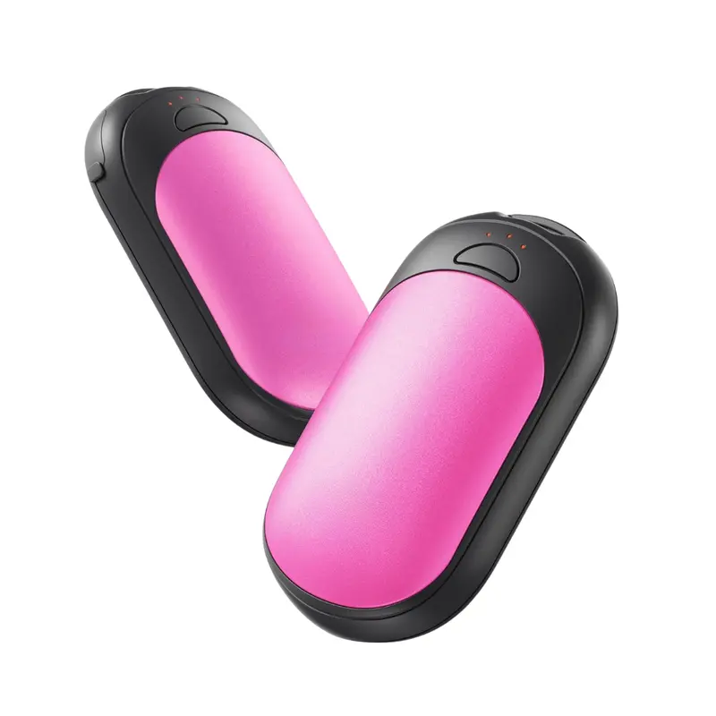 Slim Aluminum USB-C Hand Warmers – Dual Pack with Three-Stage Heat Adjustment