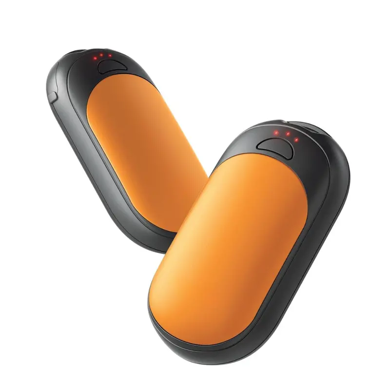Slim Aluminum USB-C Hand Warmers – Dual Pack with Three-Stage Heat Adjustment