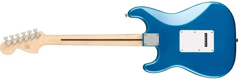 Squier Affinity Stratocaster HSS Guitar Bundle – Lake Placid Blue, Maple Fretboard & Starter Accessories